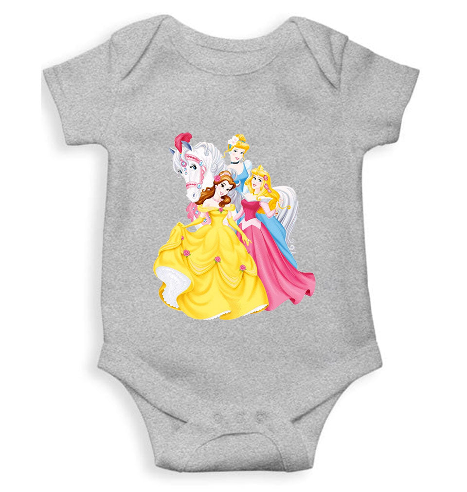 Cute Princess Cartoon Rompers for Baby Girl- FunkyTeesClub