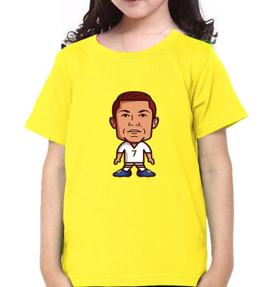 Cristiano Ronaldo CR7 Half Sleeves T-Shirt For Girls -FunkyTeesClub