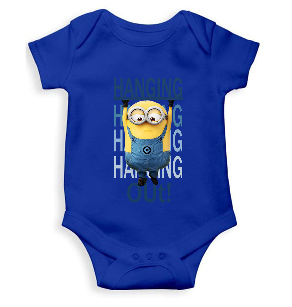 Hanging Out Minion Rompers for Baby Boy- FunkyTeesClub