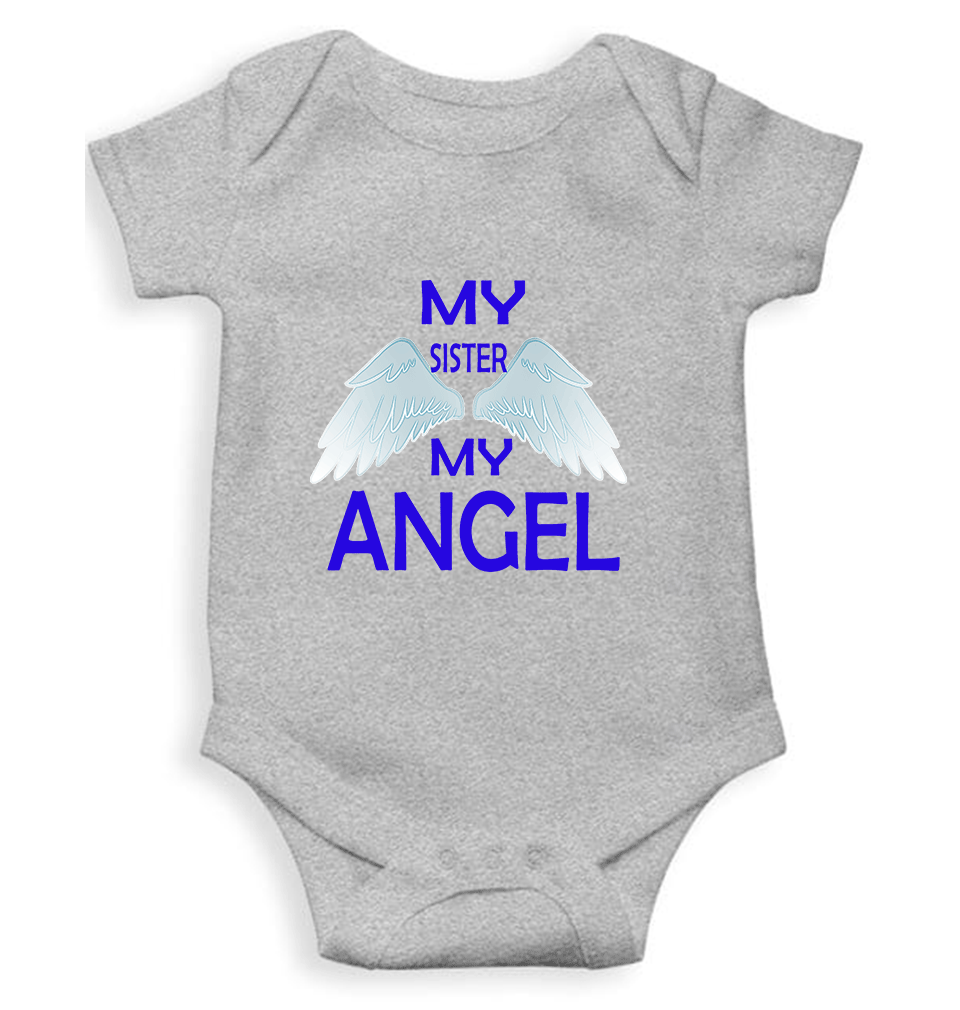 My Sister My Angel Rompers for Baby Girl- FunkyTeesClub