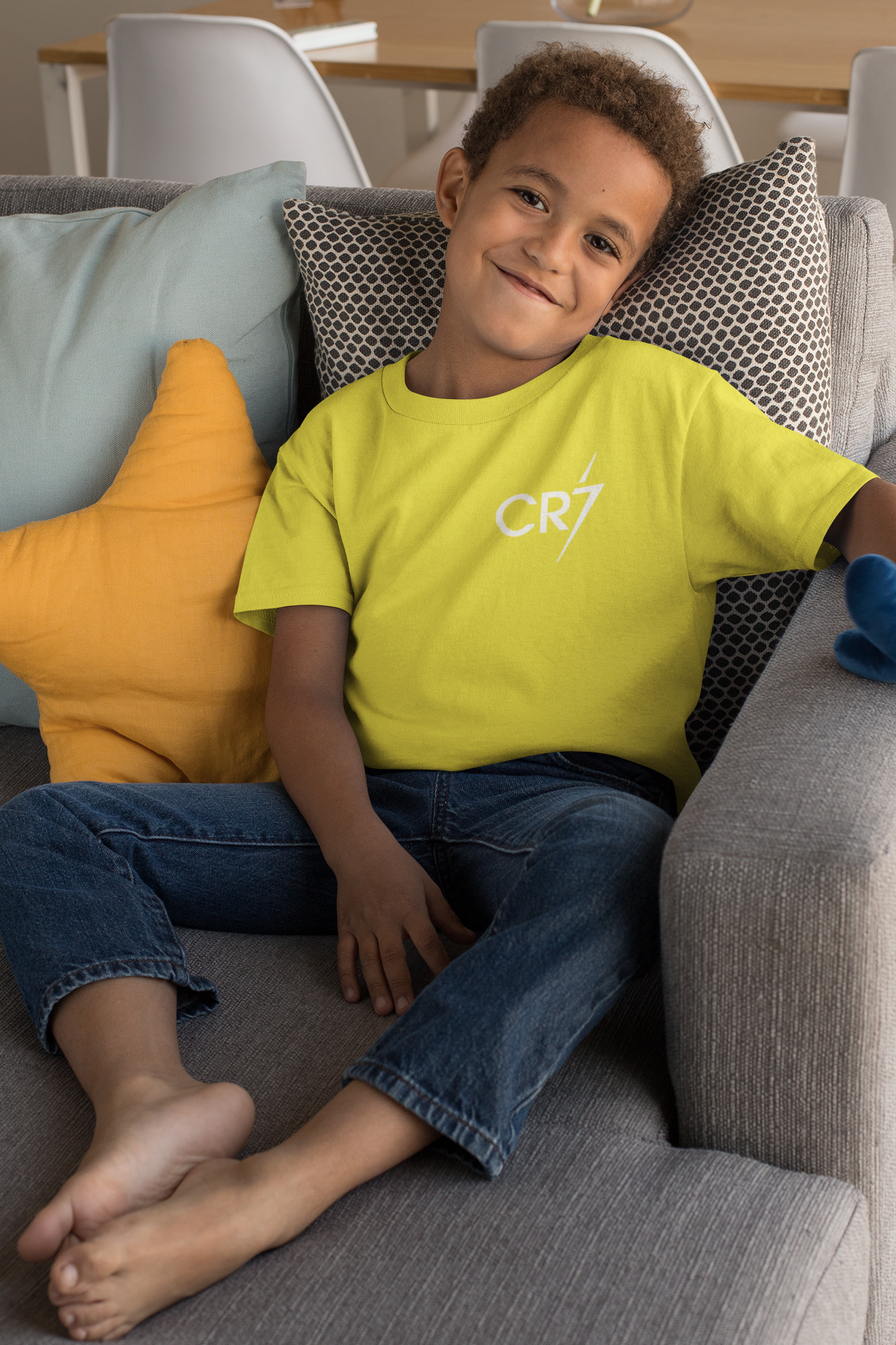 Ronaldo cr7 Half Sleeves T-Shirt for Boy-FunkyTeesClub
