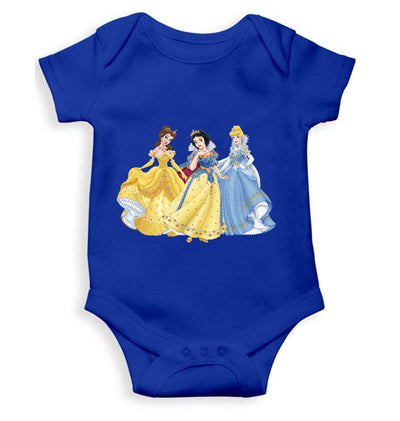 Princess Cartoon Rompers for Baby Girl- FunkyTeesClub