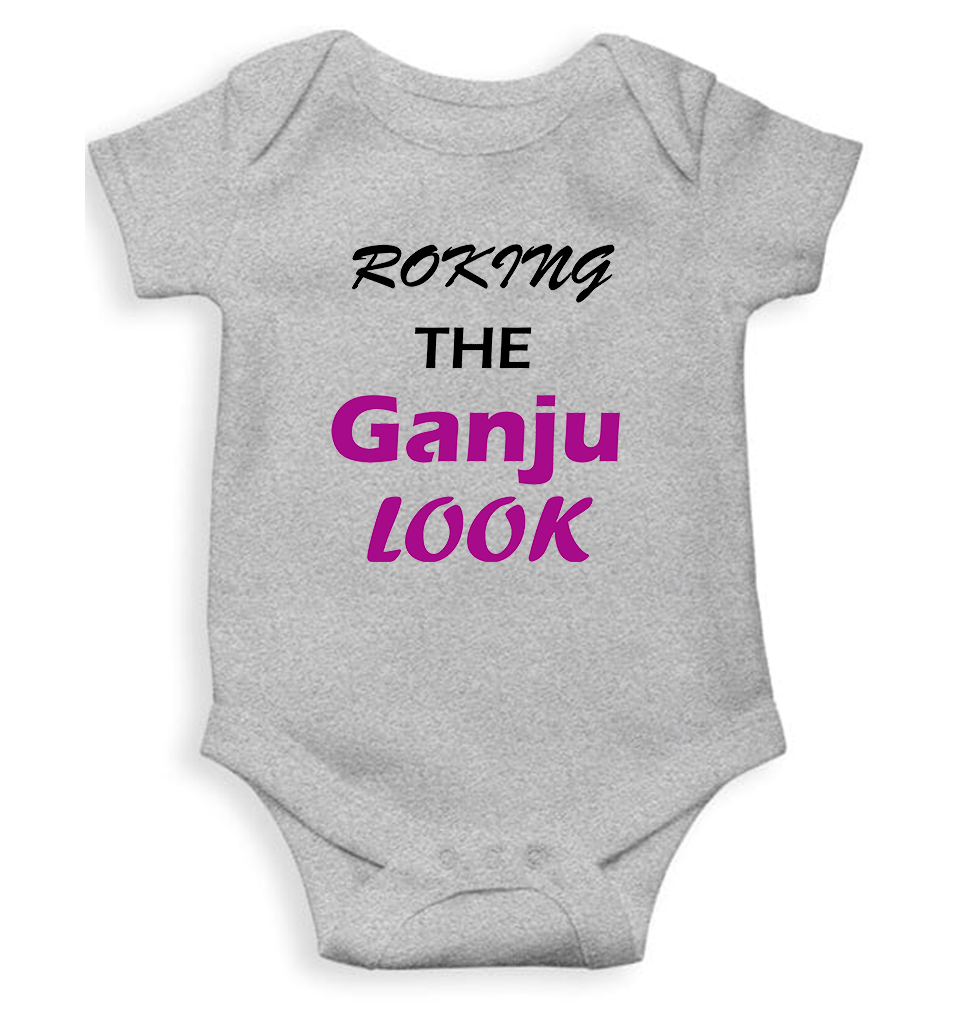 ROKING THE GANJU LOOK Rompers for Baby Girl- FunkyTeesClub