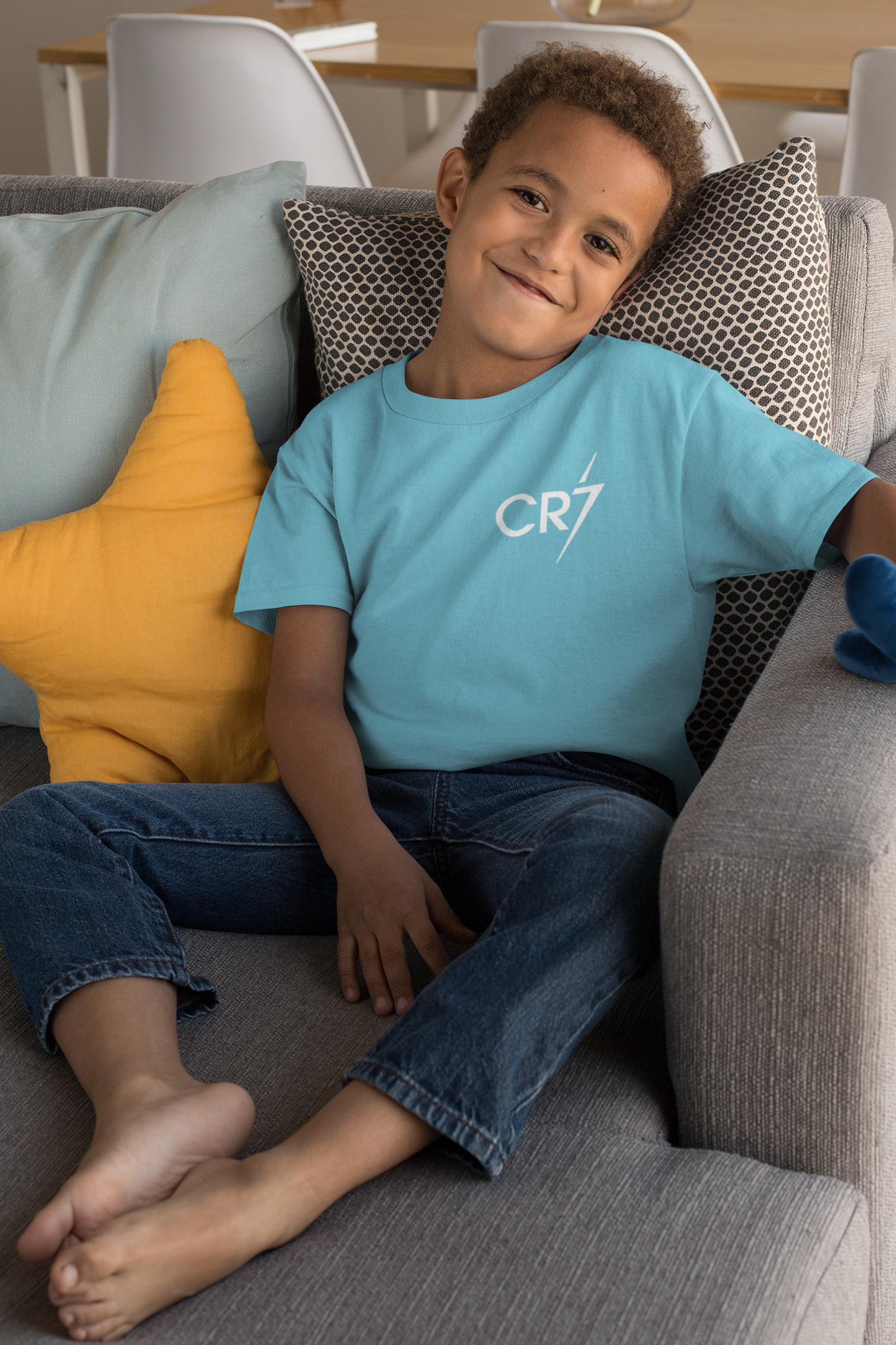 Ronaldo cr7 Half Sleeves T-Shirt for Boy-FunkyTeesClub