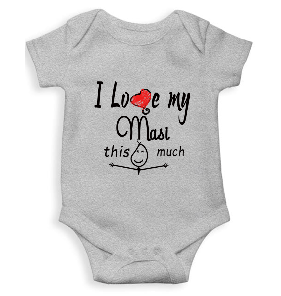 I Love My Masi  Rompers for Baby Boy- FunkyTeesClub