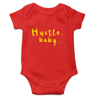 Hustle Baby Rompers for Baby Girl- FunkyTeesClub