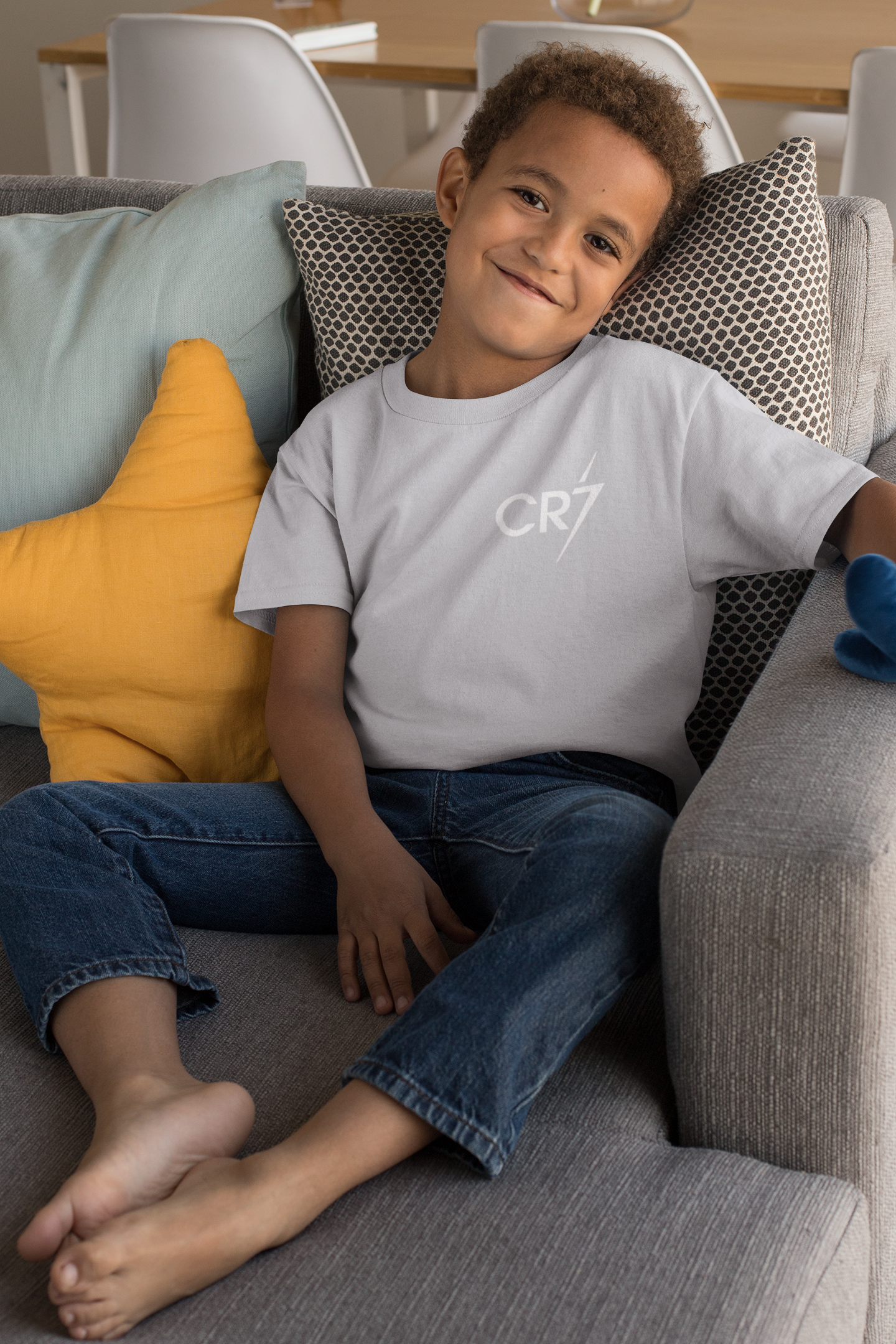 Ronaldo cr7 Half Sleeves T-Shirt for Boy-FunkyTeesClub