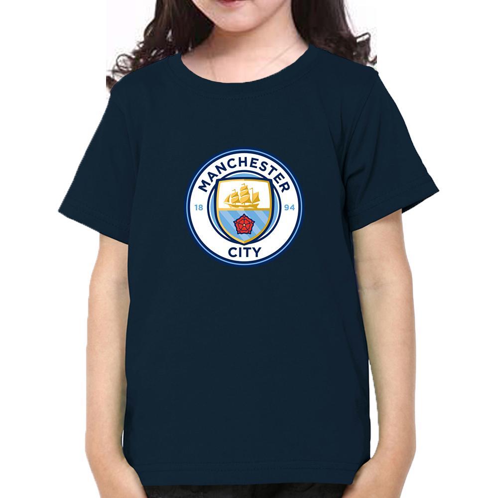 Manchester City Half Sleeves T-Shirt For Girls -FunkyTeesClub