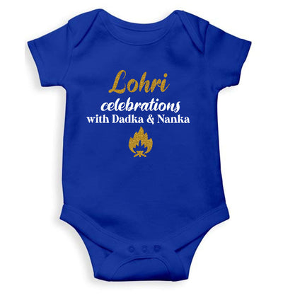 Lohri Celebrations Rompers for Baby Girl- FunkyTeesClub