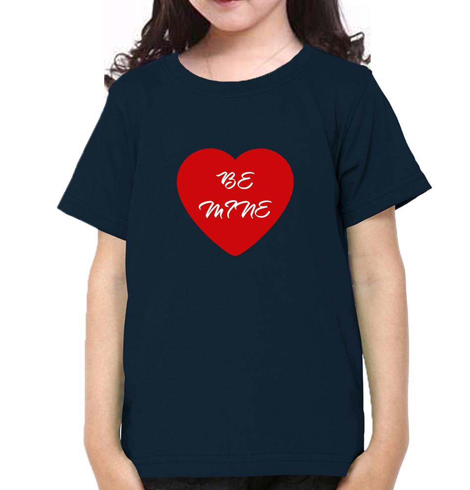 Be Mine Half Sleeves T-Shirt For Girls -FunkyTeesClub