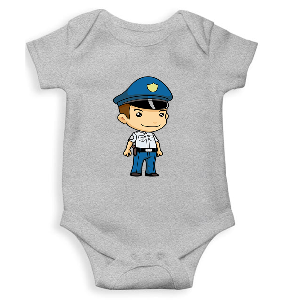 Future Police Rompers for Baby Girl- FunkyTeesClub