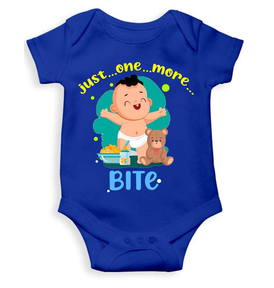 One More Bite Rompers for Baby Boy- FunkyTeesClub