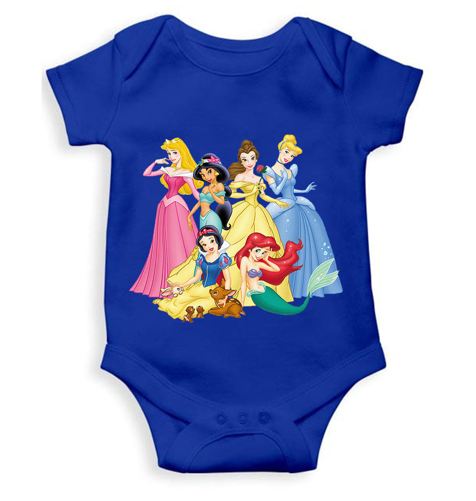 Cute Princess Cartoon Rompers for Baby Girl- FunkyTeesClub