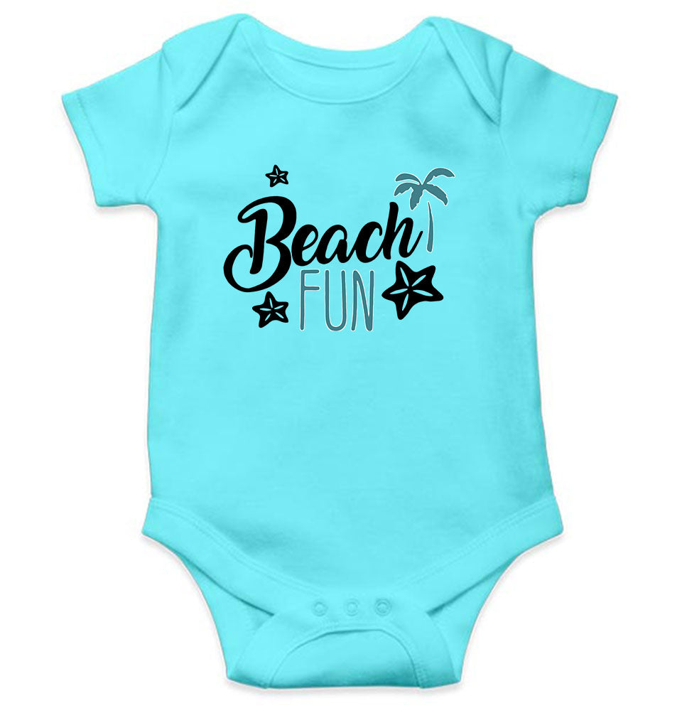 Beach Fun Rompers for Baby Girl- FunkyTeesClub