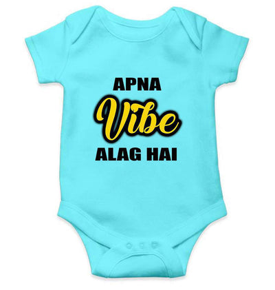 Apna Vibe Alag Hai Rompers for Baby Girl- FunkyTeesClub