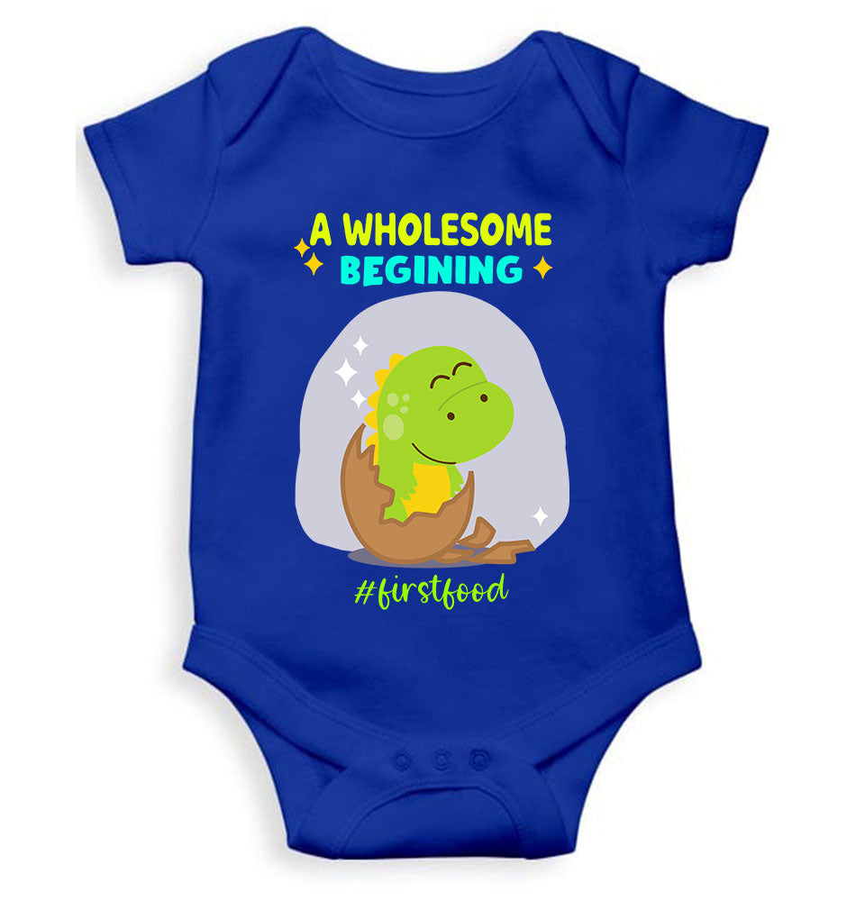First Food Rompers for Baby Boy- FunkyTeesClub