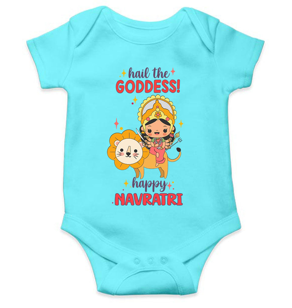 Happy Navratri Rompers for Baby Girl- FunkyTeesClub