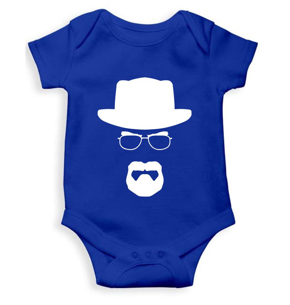 Heisenberg Breaking Bad Web Series Rompers for Baby Girl- FunkyTeesClub