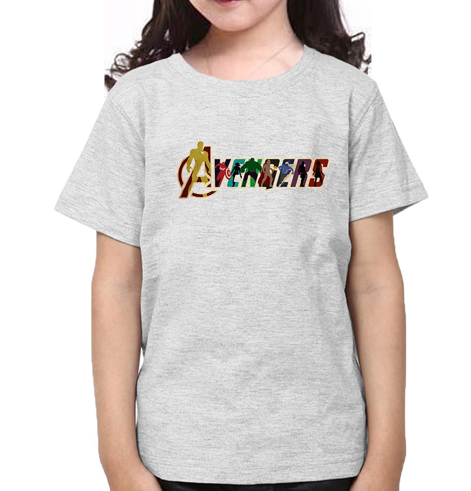 Avengers Half Sleeves T-Shirt For Girls -FunkyTeesClub