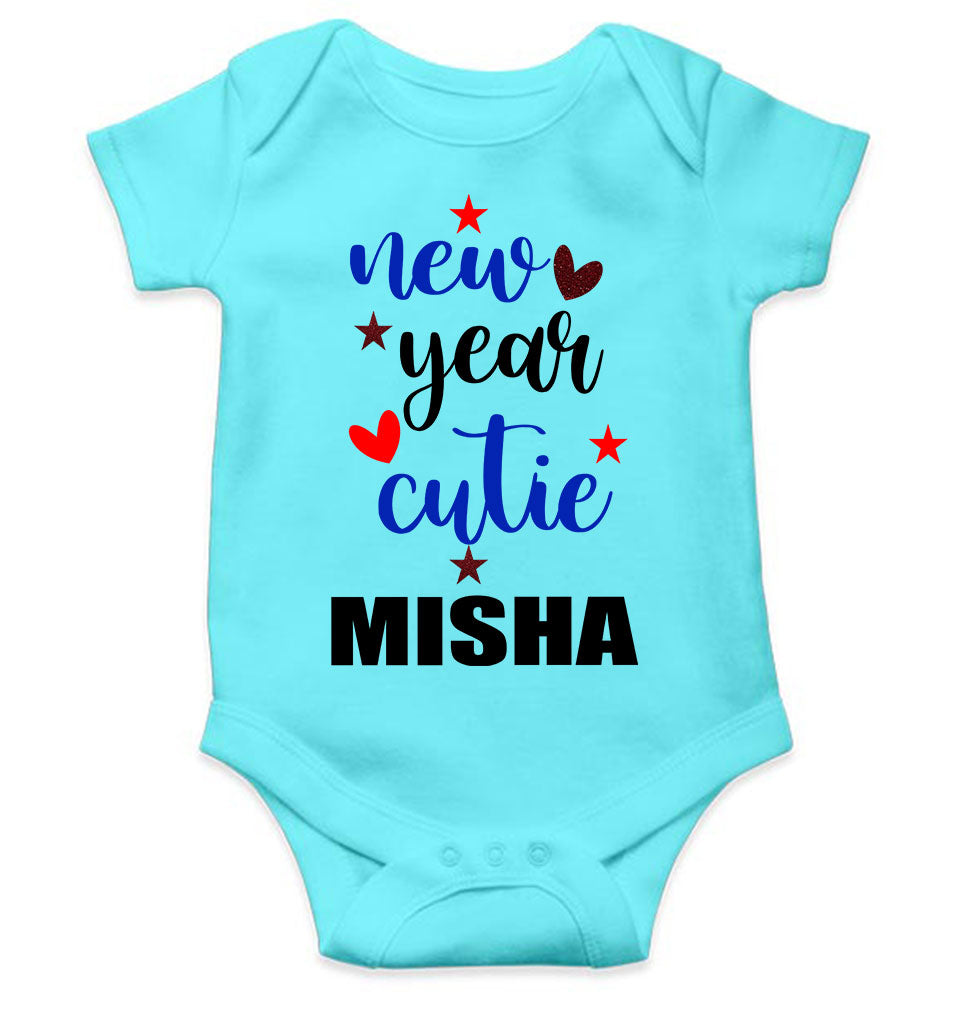 Customized Name New Year Cutie Rompers for Baby Girl- FunkyTeesClub