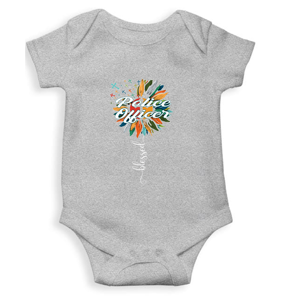 Future Police Rompers for Baby Girl- FunkyTeesClub
