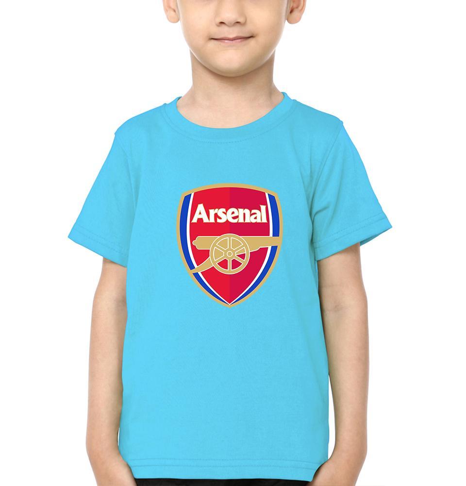 Arsenal Half Sleeves T-Shirt for Boy-FunkyTeesClub