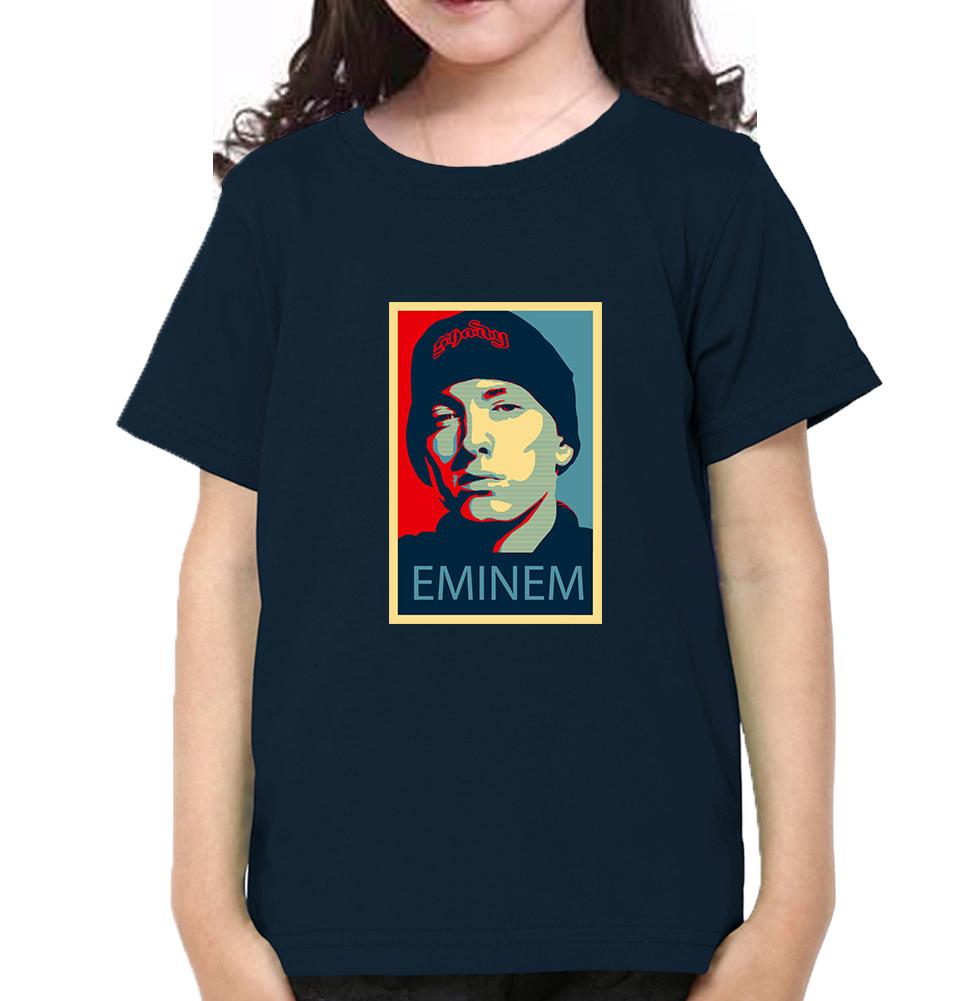 Eminem Half Sleeves T-Shirt For Girls -FunkyTeesClub