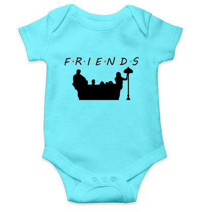 F.R.I.E.N.D.S Friends Web Series Rompers for Baby Boy- FunkyTeesClub