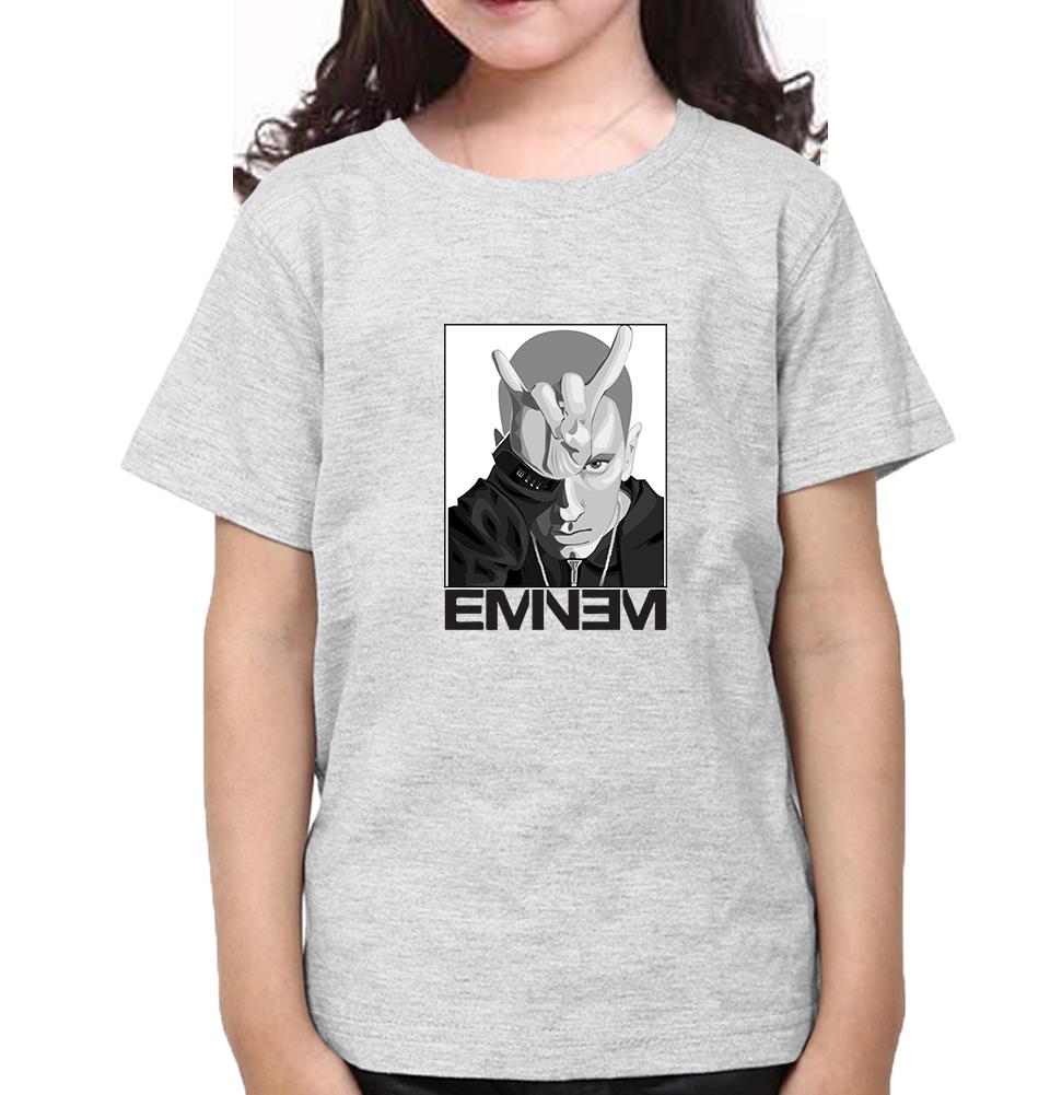 Eminem Half Sleeves T-Shirt For Girls -FunkyTeesClub