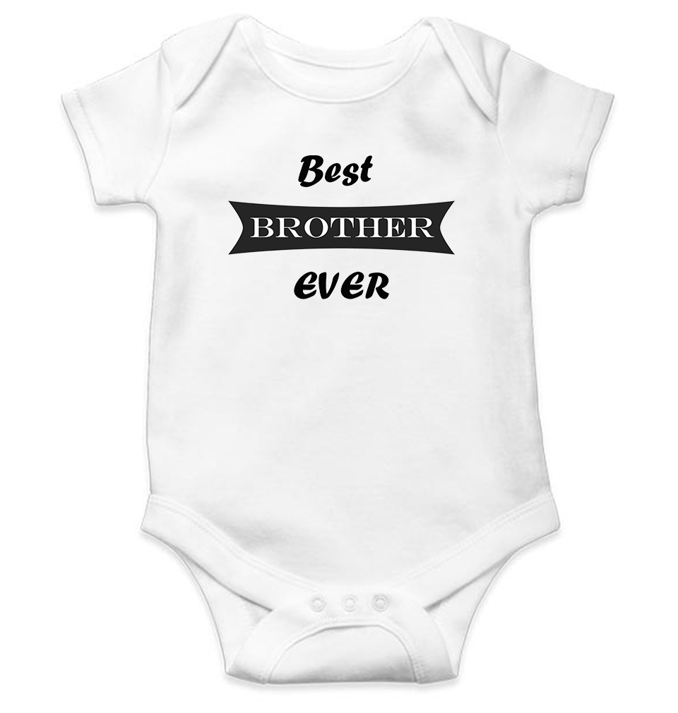 Best Brother Ever Rompers for Baby Girl - FunkyTeesClub