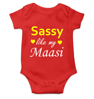 Sassy Like My Masi Rompers for Baby Boy- FunkyTeesClub