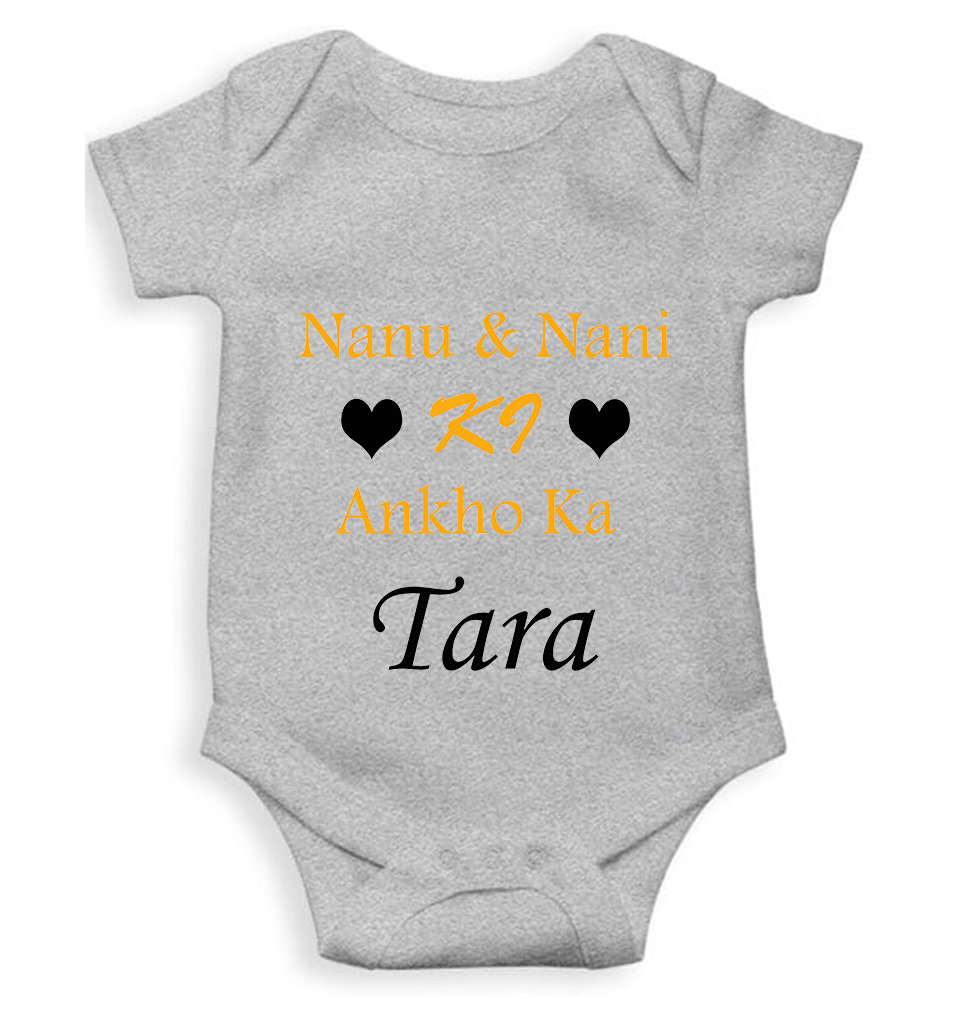 Nanu Nani ki Ankho Ka Tara Rompers for Baby Girl- FunkyTeesClub