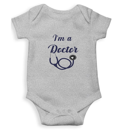 Future Doctor Rompers for Baby Girl- FunkyTeesClub