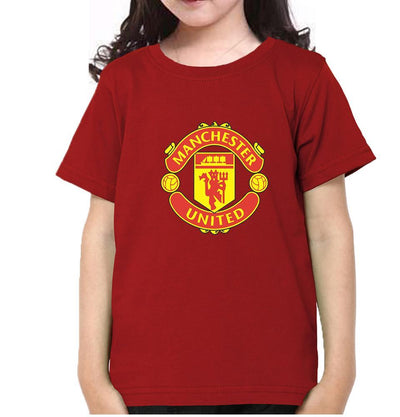 Manchester United Half Sleeves T-Shirt For Girls -FunkyTeesClub