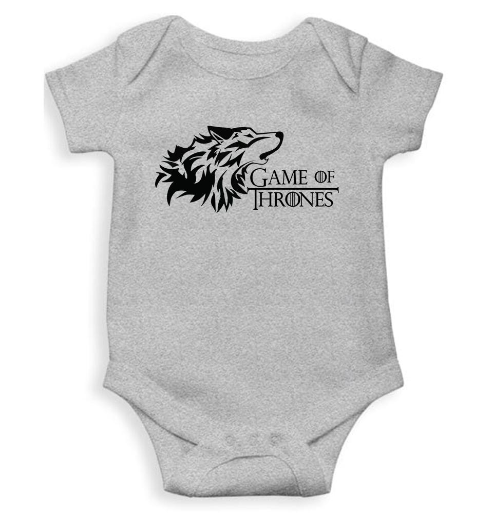 GOT Game Of Thrones Winter Coming Rompers for Baby Girl- FunkyTeesClub