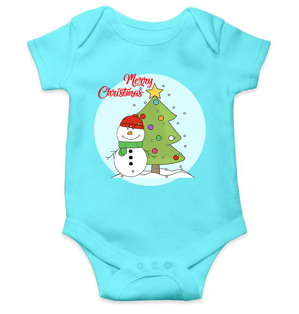 Merry Christmas Rompers for Baby Girl- FunkyTeesClub