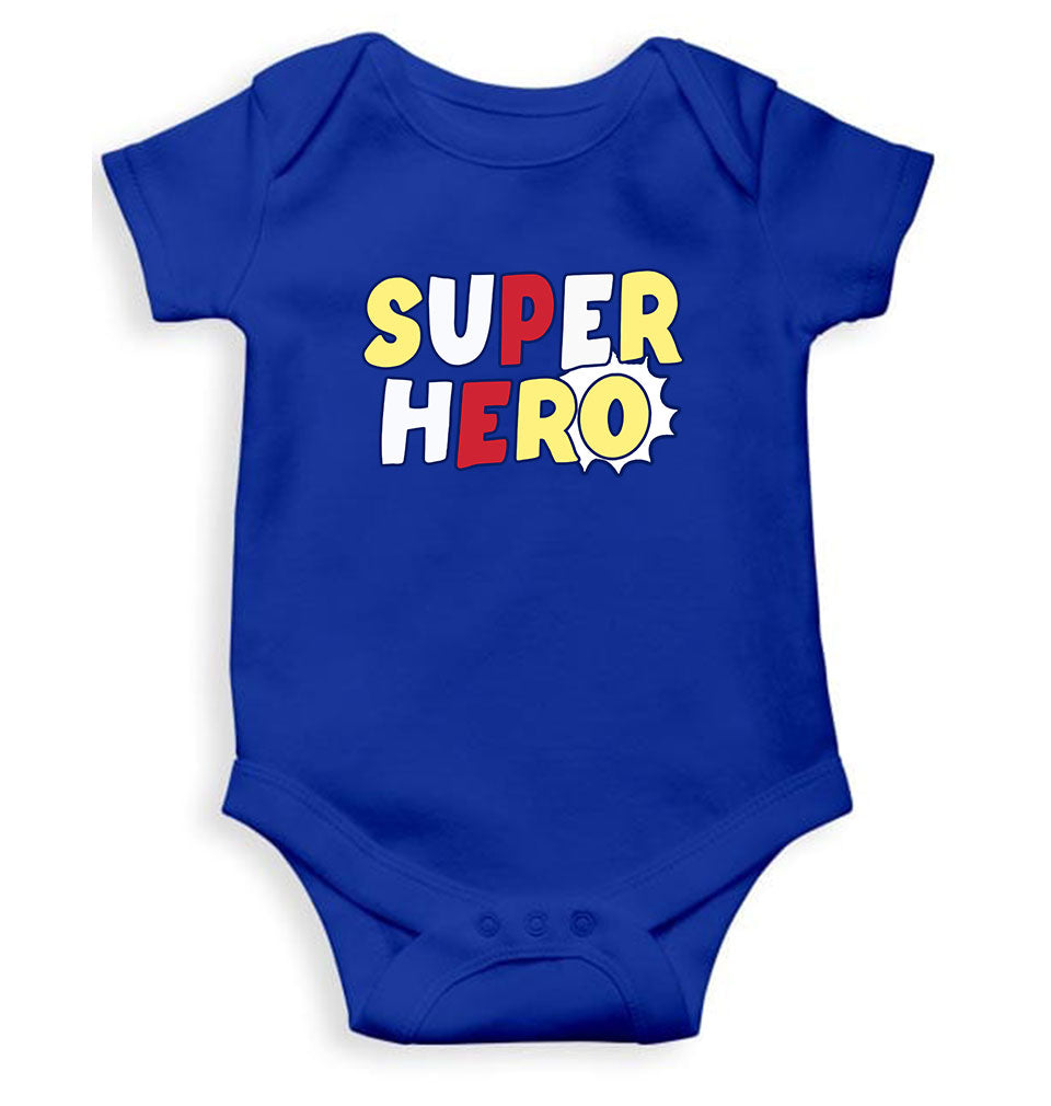 Super Heros Rompers for Baby Girl- FunkyTeesClub