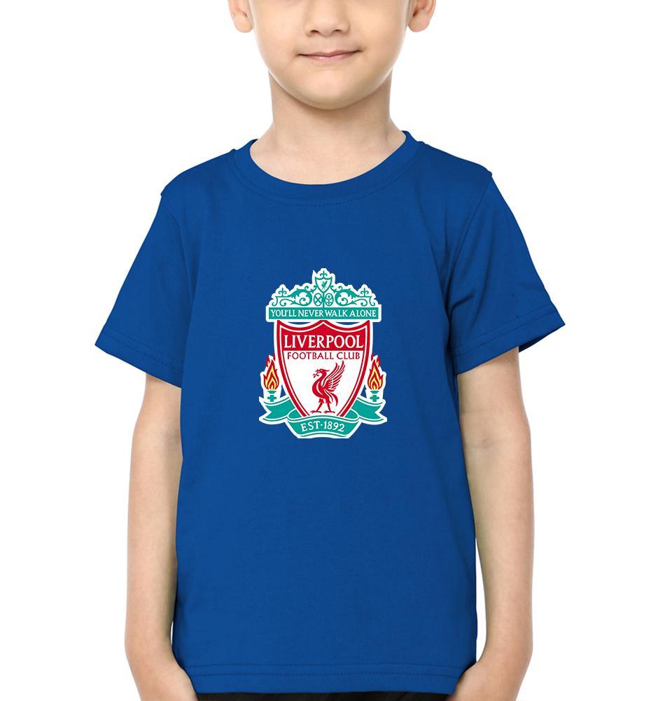 Liverpool Half Sleeves T-Shirt for Boy-FunkyTeesClub