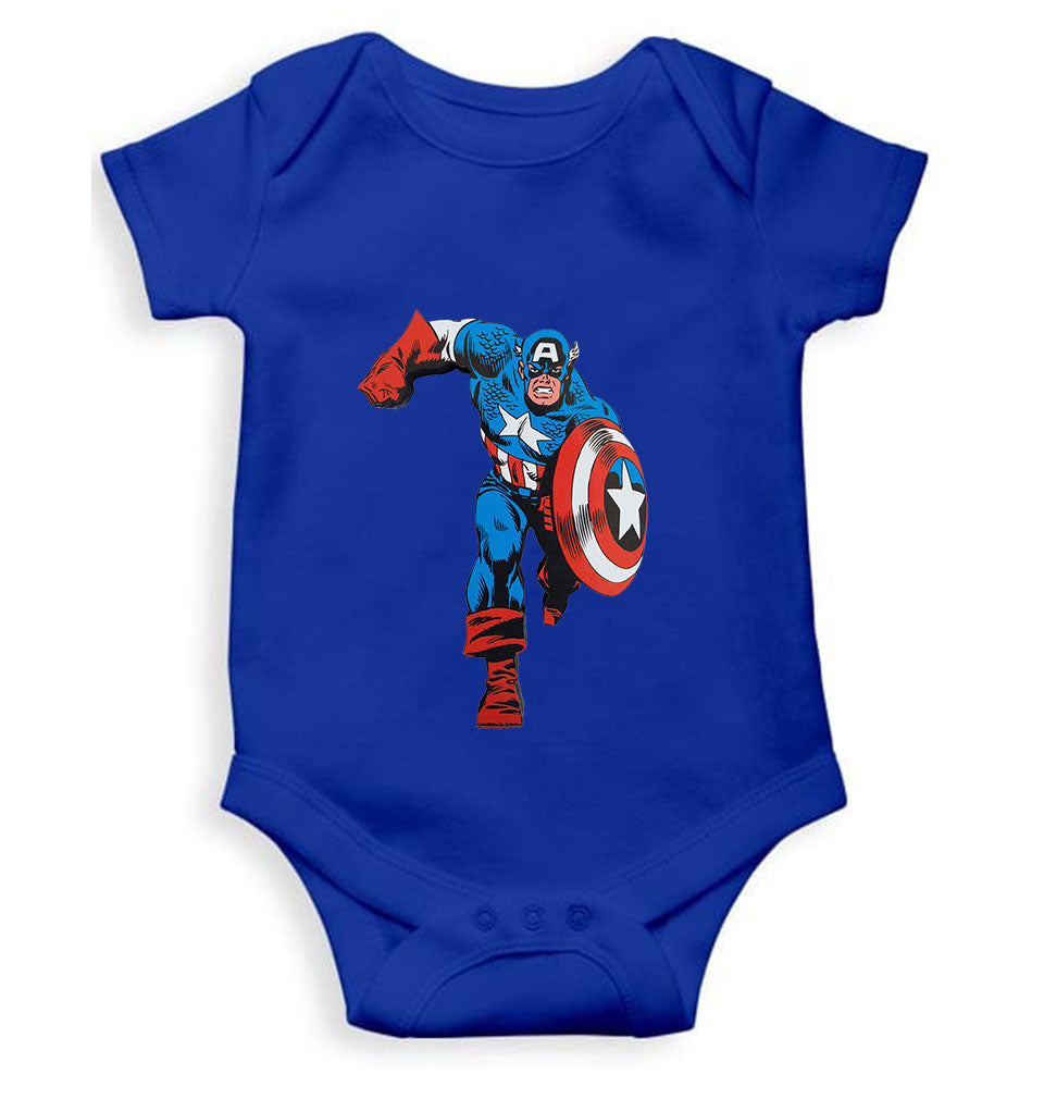 Superhero Cartoon Rompers for Baby Girl- FunkyTeesClub
