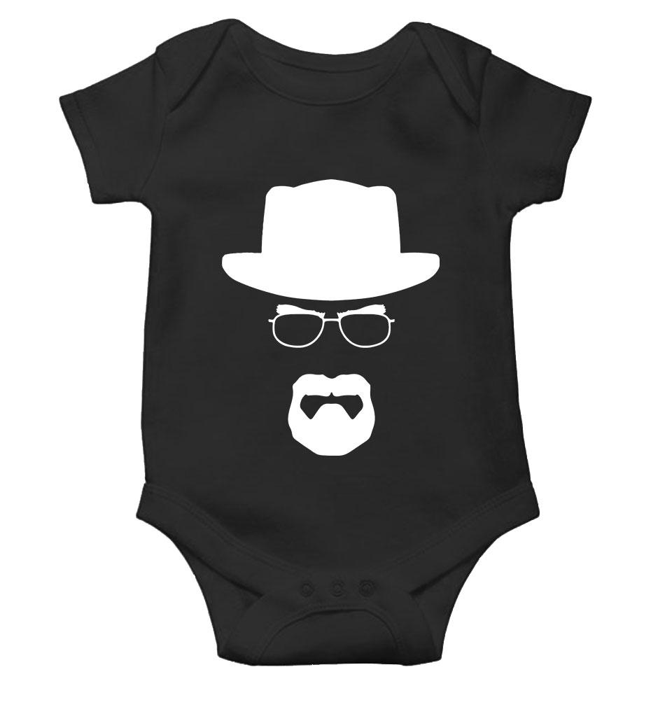 Heisenberg Breaking Bad Web Series Rompers for Baby Girl- FunkyTeesClub