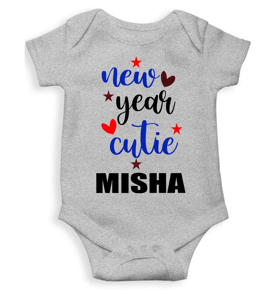 Customized Name New Year Cutie Rompers for Baby Girl- FunkyTeesClub