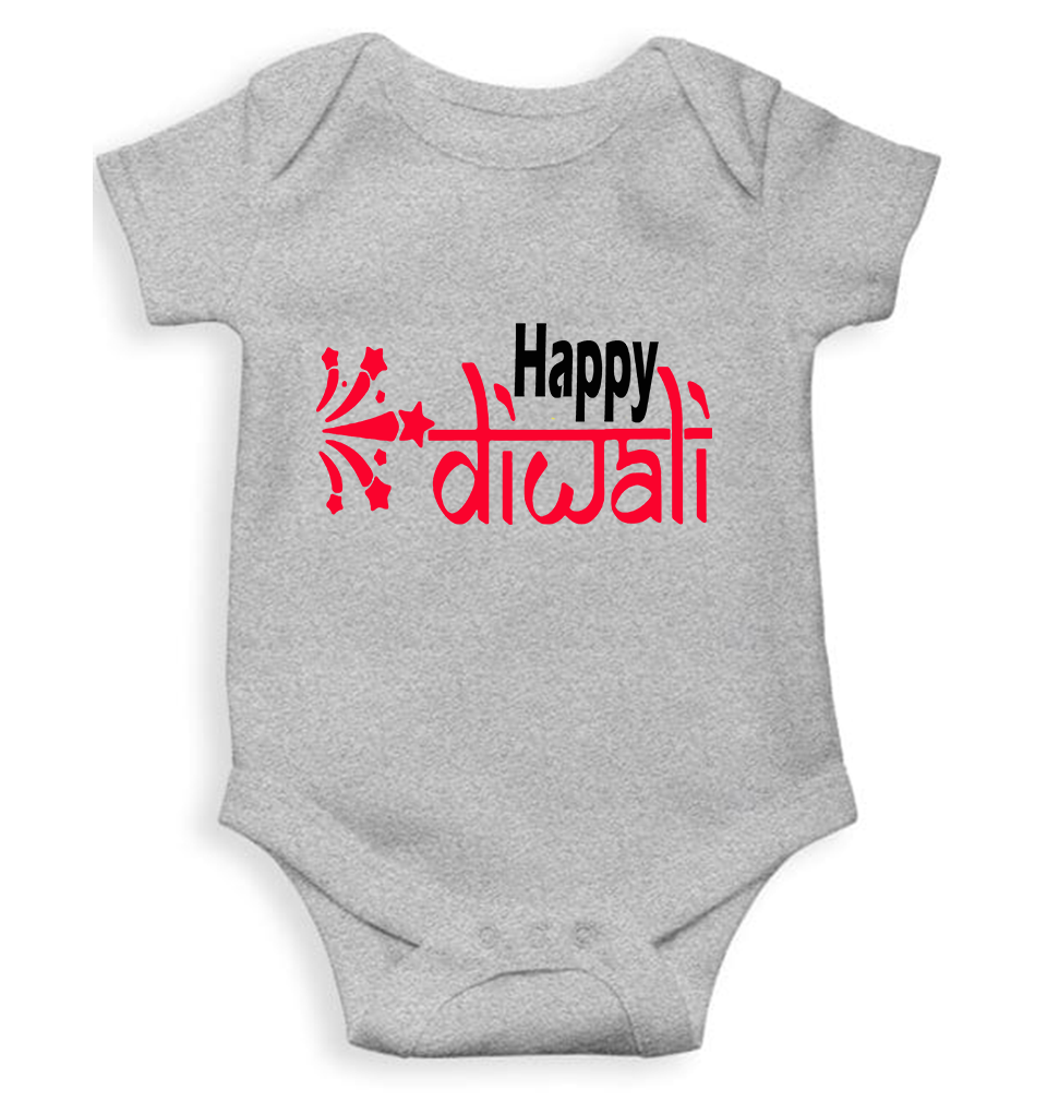 Happy Diwali Rompers for Baby Girl- FunkyTeesClub