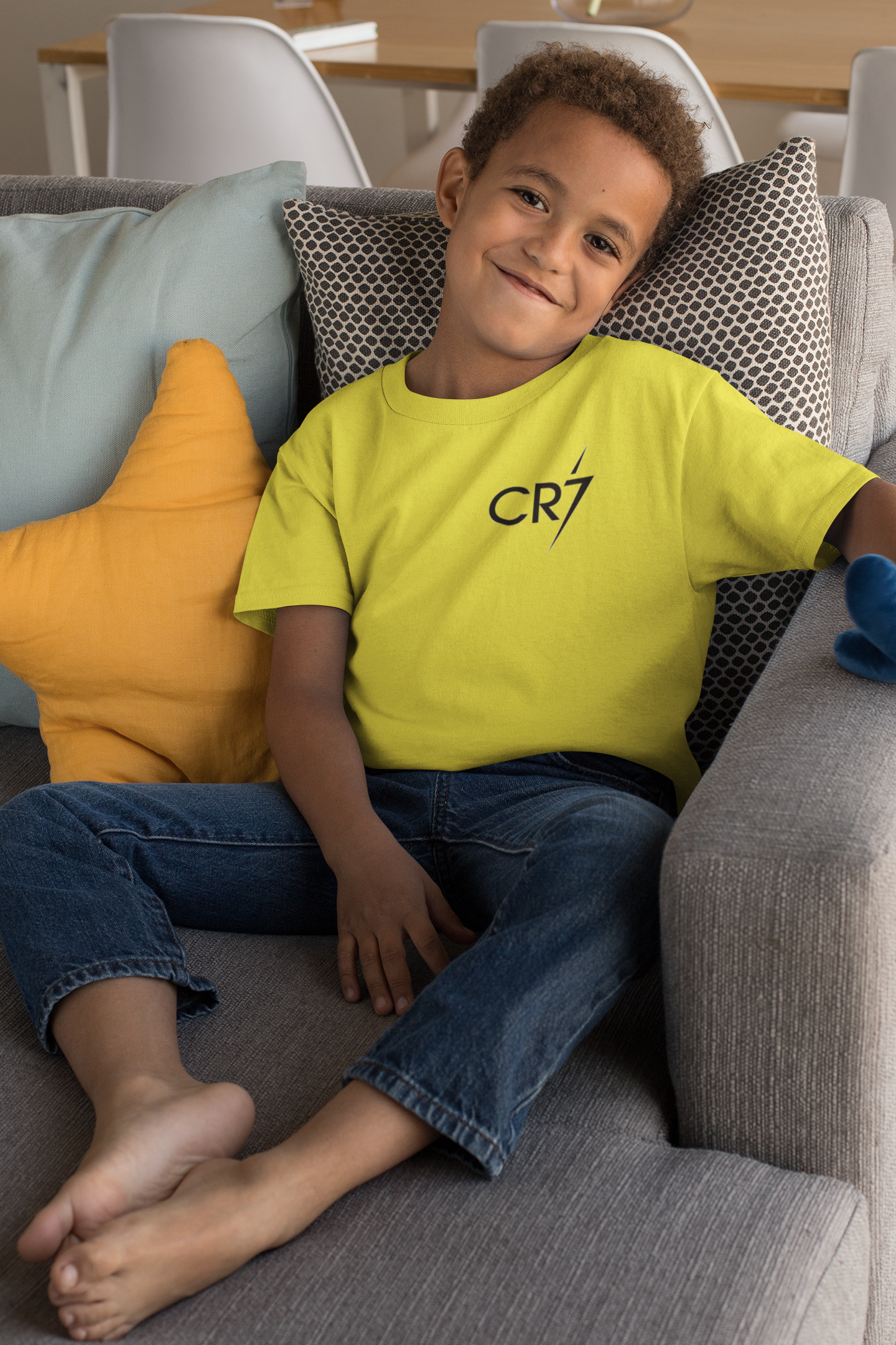 Ronaldo cr7 Half Sleeves T-Shirt for Boy-FunkyTeesClub
