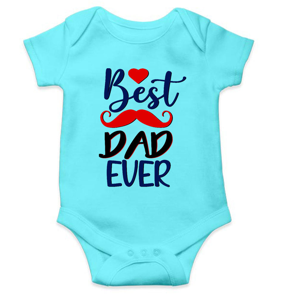 Best Dad Ever Fathers Day Rompers for Baby Girl- FunkyTeesClub
