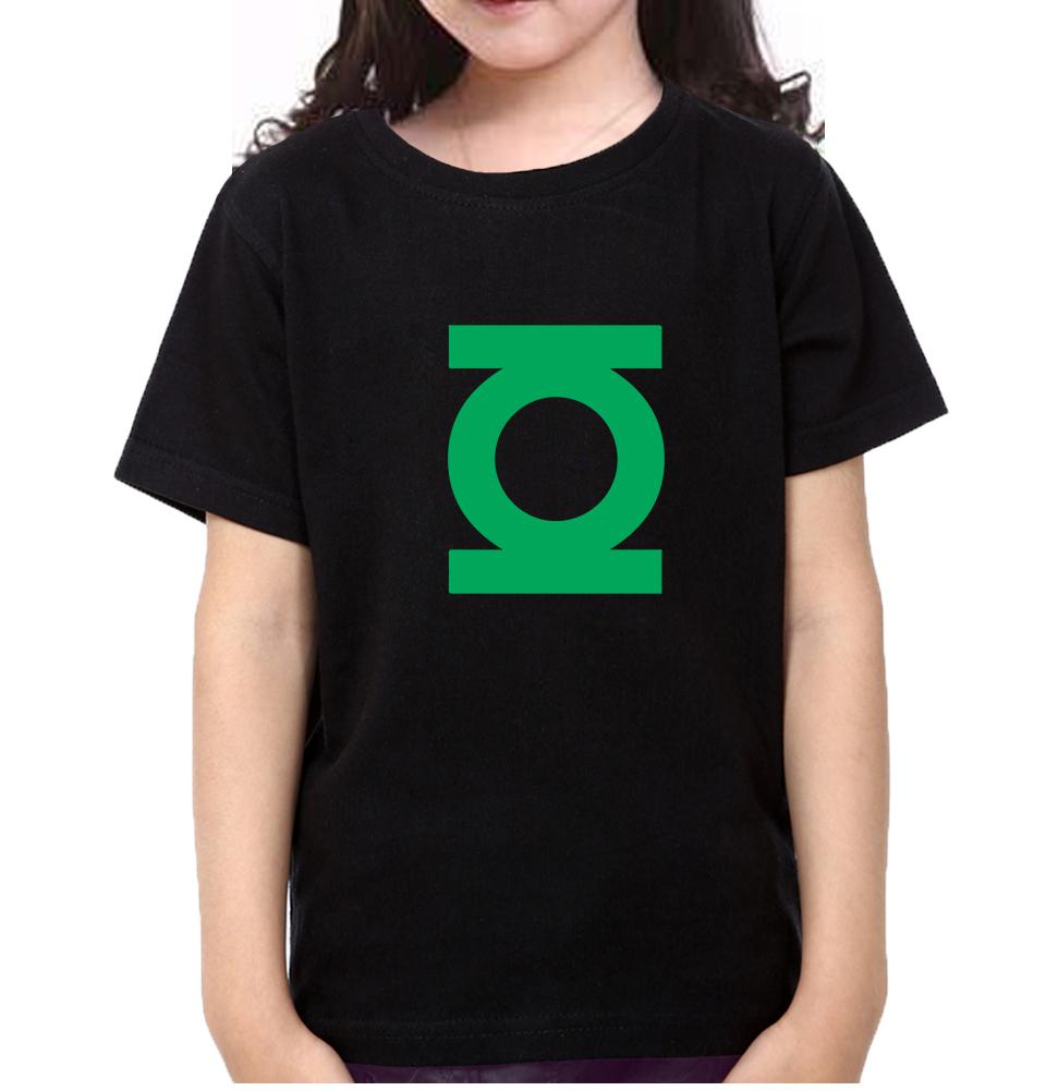 Green Lantern Half Sleeves T-Shirt For Girls -FunkyTeesClub