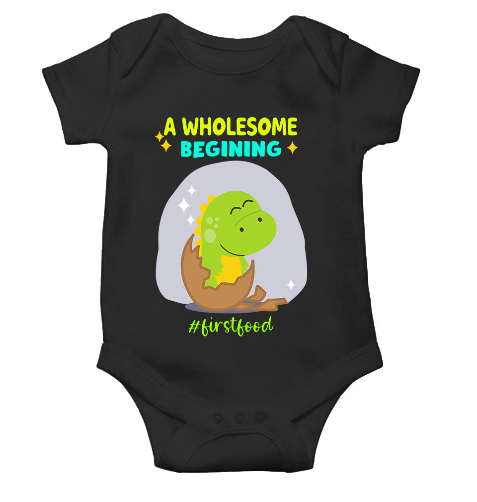 First Food Rompers for Baby Boy- FunkyTeesClub