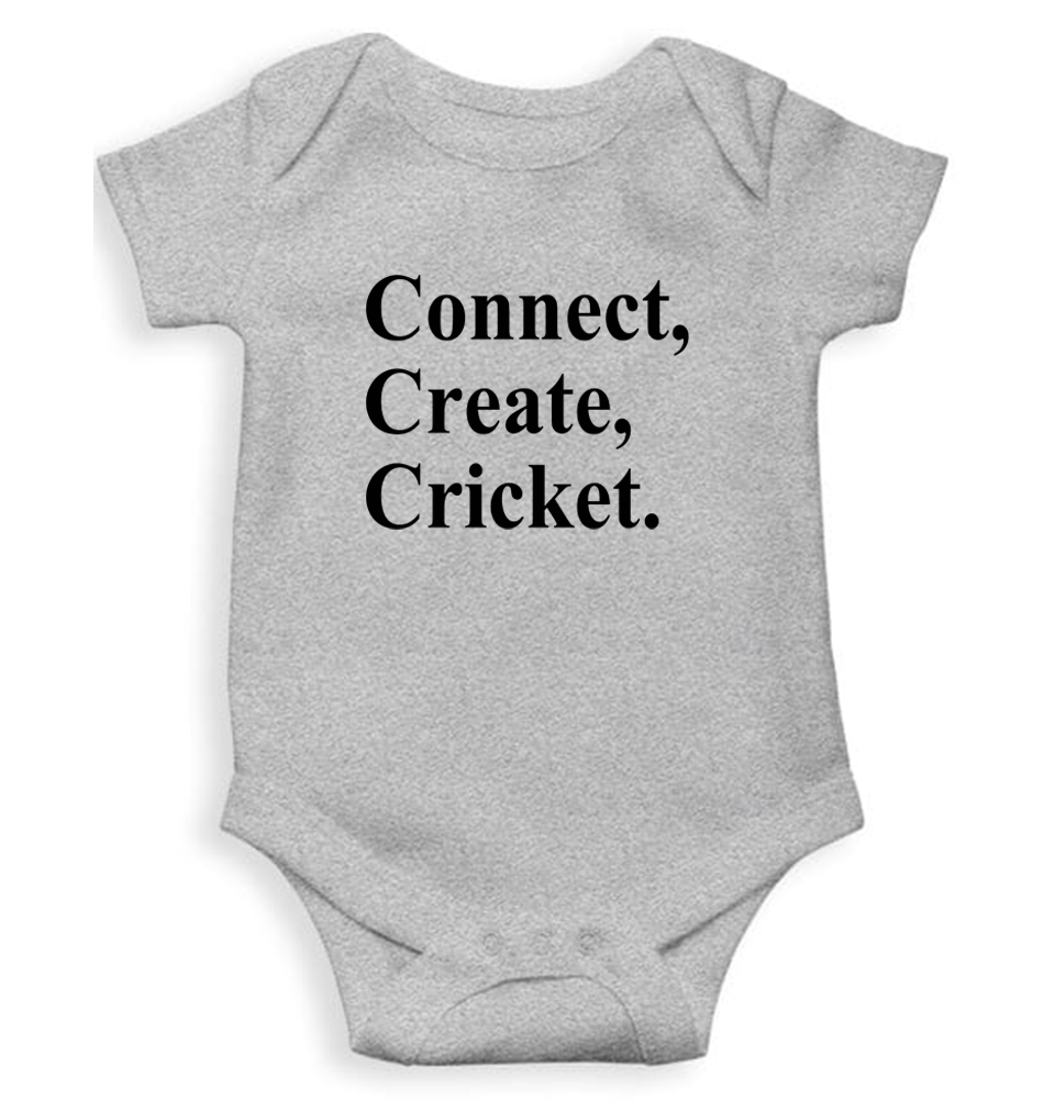Connect Create Cricket World Cup Cricket Rompers for Baby Boy- FunkyTeesClub
