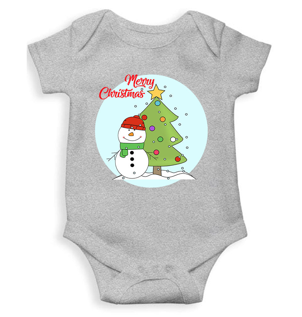 Merry Christmas Rompers for Baby Girl- FunkyTeesClub
