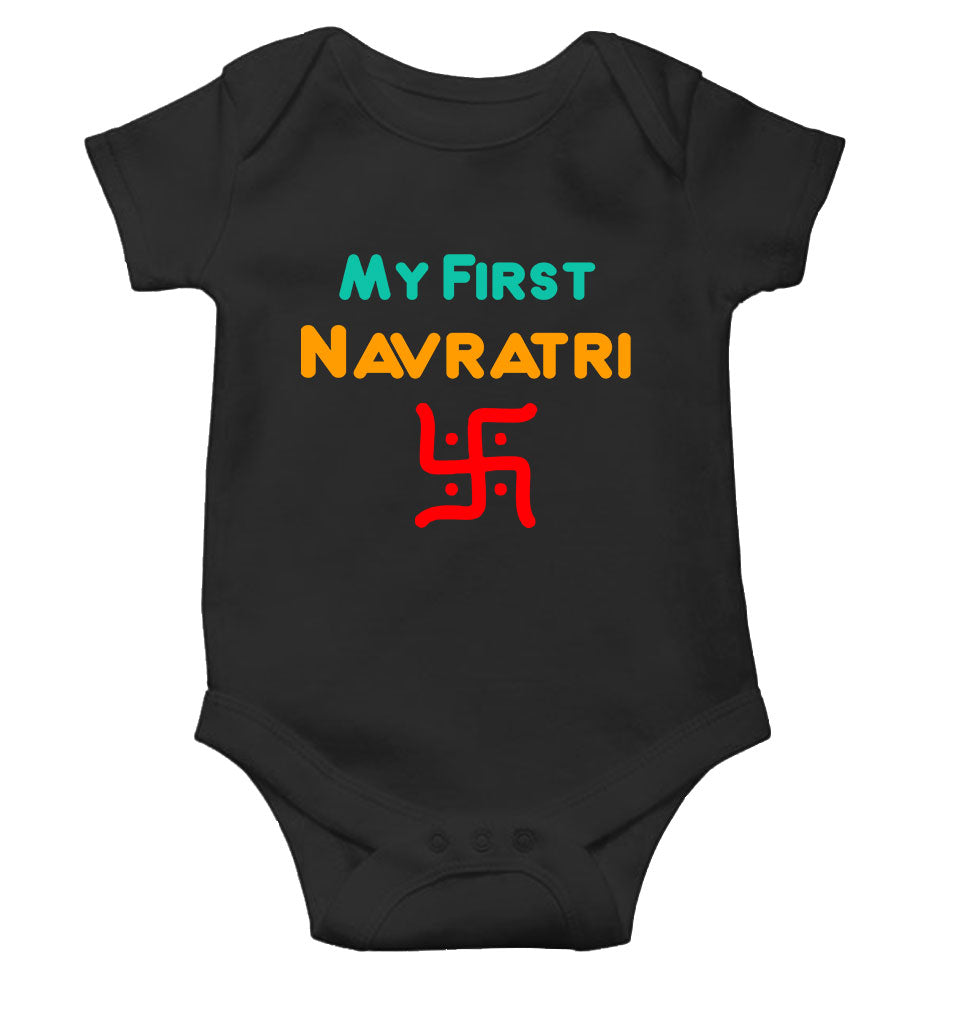 My First Navratri Rompers for Baby Boy- FunkyTeesClub