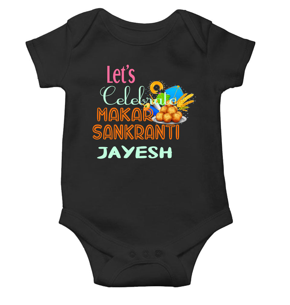Makar Sankranti Rompers for Baby Boy- FunkyTeesClub